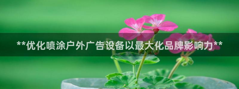 杏宇平台客服：**优化喷涂户外广告设备以最大化品牌影响力**