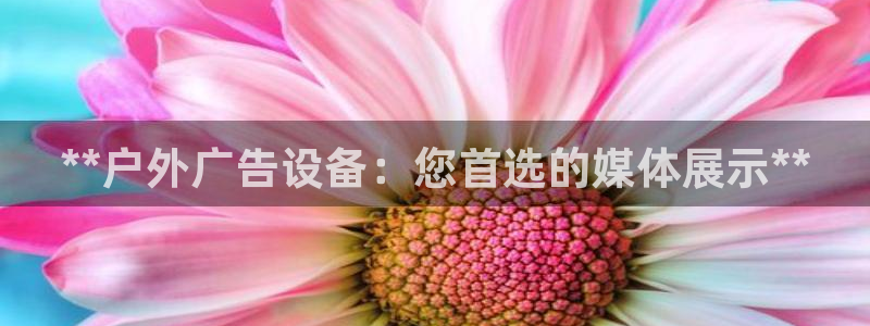 杏宇平台登录方法：**户外广告设备：您首选的媒体展示**