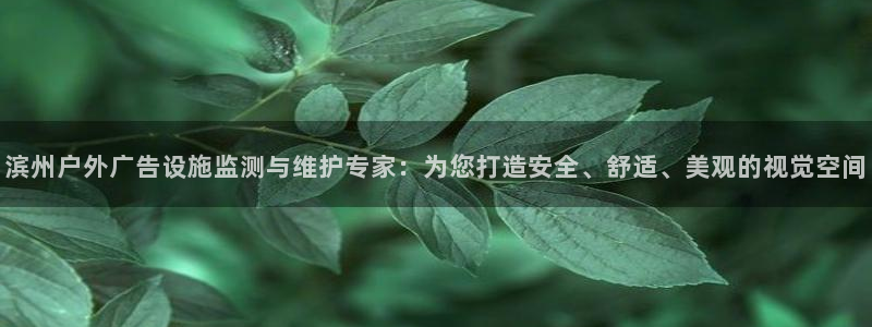 杏宇平台代理多少钱：滨州户外广告设施监测与维护专家：为您打造安全、舒适、美观的视觉空间