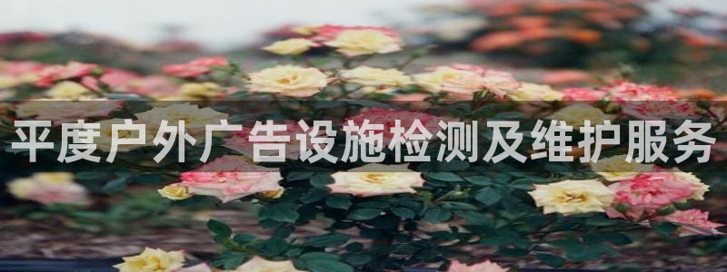 杏宇平台代理：平度户外广告设施检测及维护