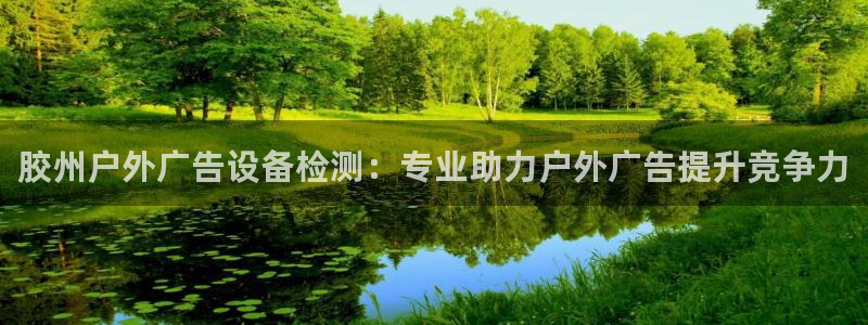 杏宇平台注册地址：胶州户外广告设备检测：专业助力户外广告提升竞争力