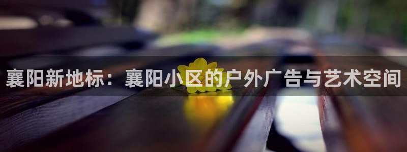 杏宇平台招商：襄阳新地标：襄阳小区的户外