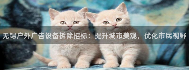 杏宇平台代理怎么赚钱的：无锡户外广告设备拆除招标：提升城市美观，优化市民视野